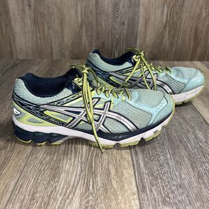 Asics GT 1000 Athletic Running Sneaker Shoes Blue Green T4K8Q Women’s US Size 8